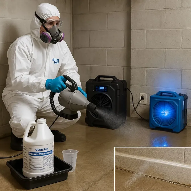 Sanitization and Odor Removal process in Maringouin, LA