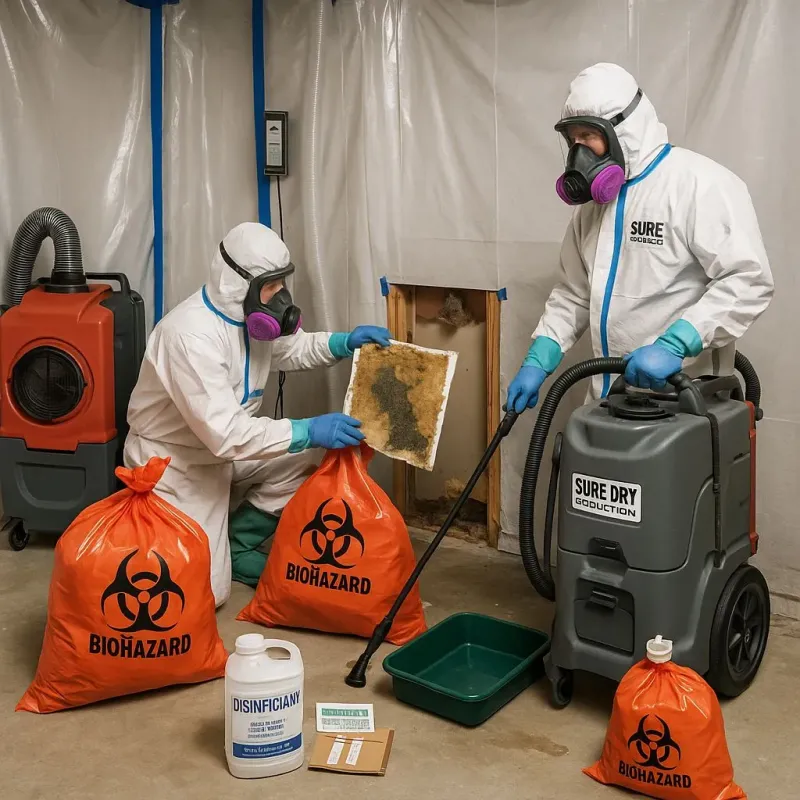 Contaminated Water Handling Protocols process in Maringouin, LA
